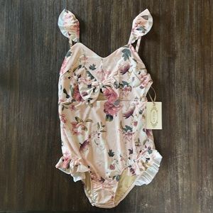 Joyfolie Marina Swimsuit in Dusty Pink Floral